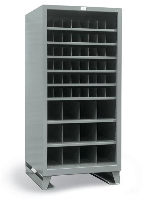 open metal bin shelving units